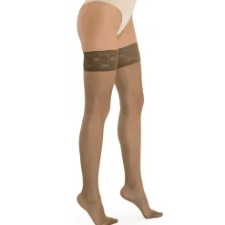 Calze Balza Pizzo|Calze Maglia Liscia^Solidea Marilyn 140